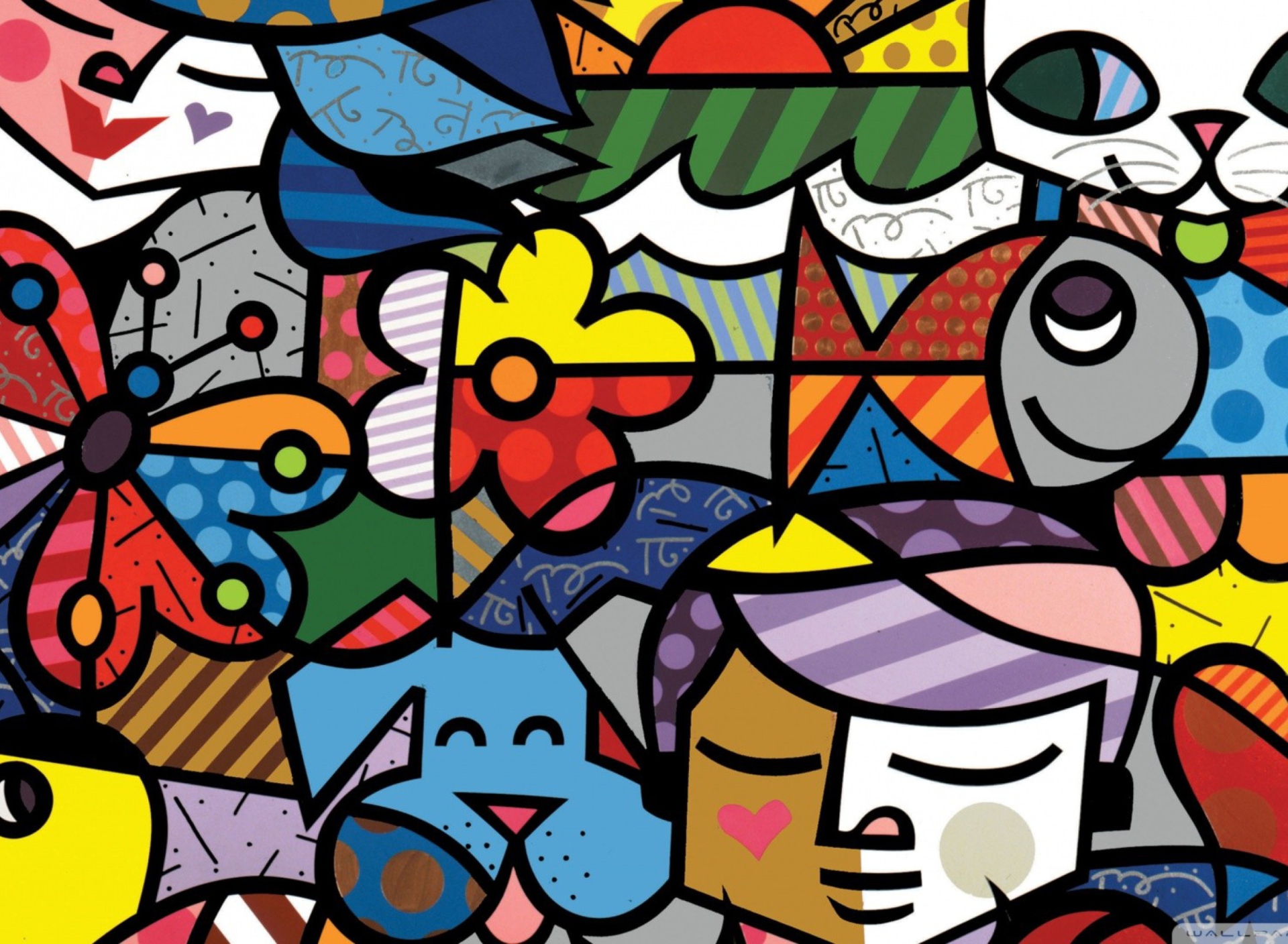 Pinturas e Quadros do Romero Britto