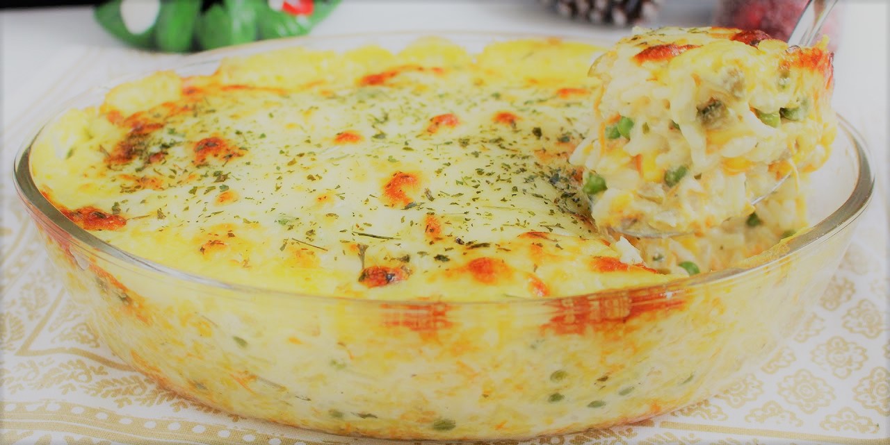 arroz de forno cremoso