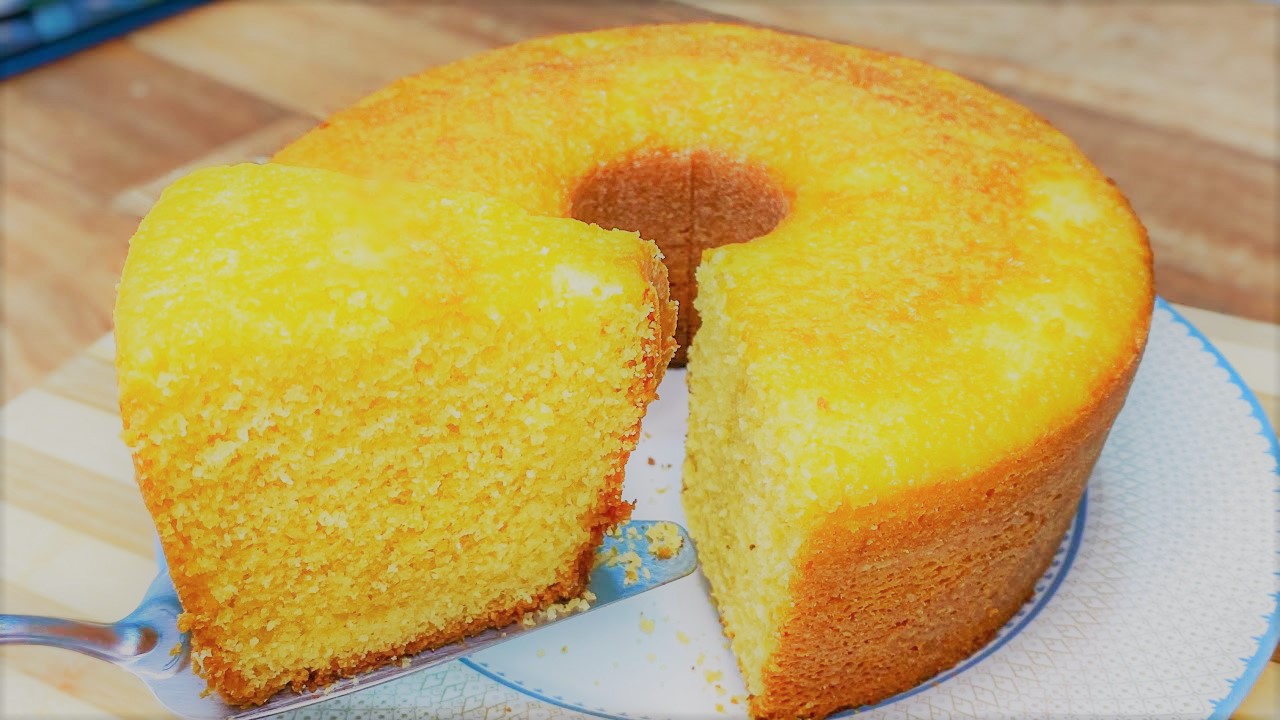 bolo de fubá fofinho