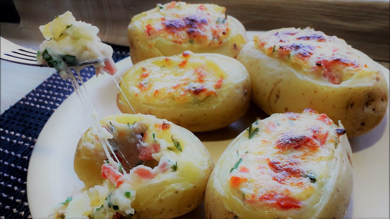 batatas recheadas de forno