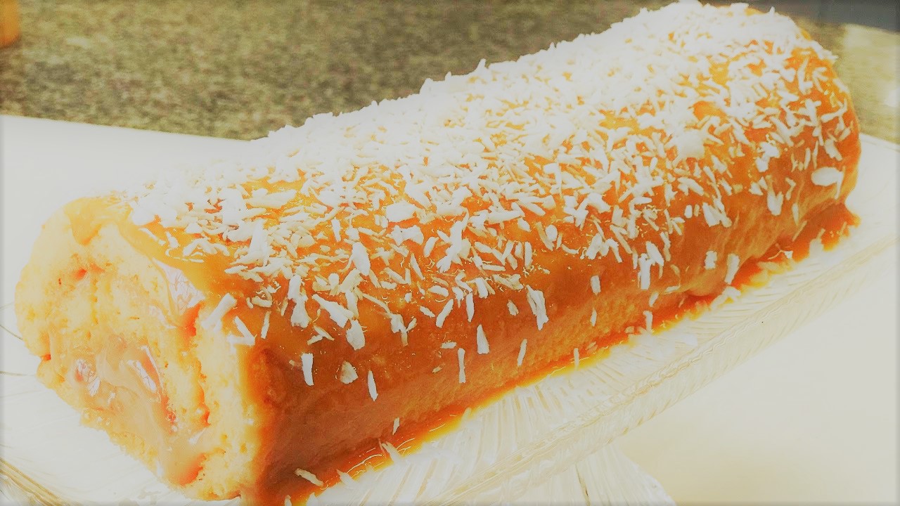 rocambole de doce de leite