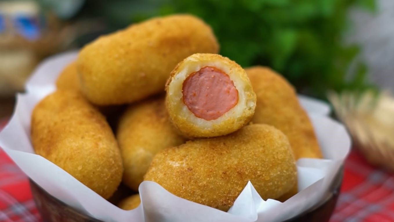 enroladinho de salsicha