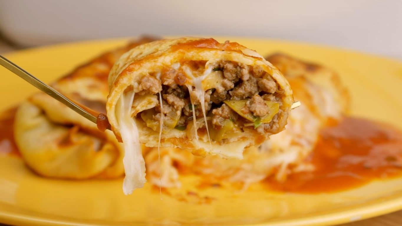 panqueca de carne moída