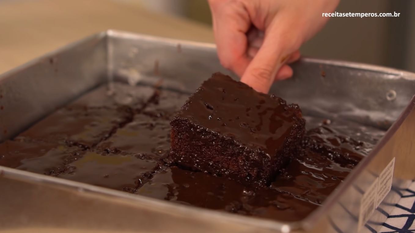 bolo de chocolate