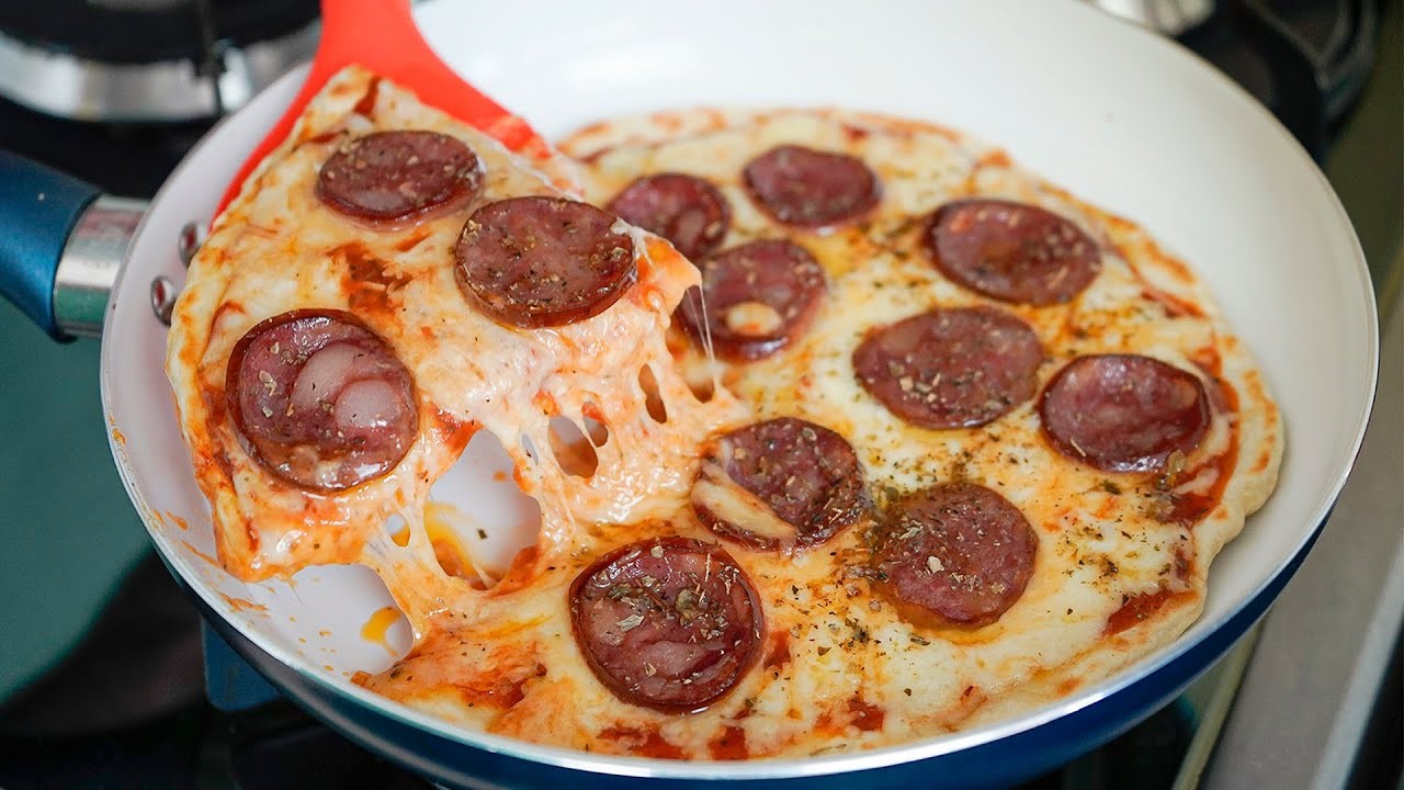 pizza de frigideira