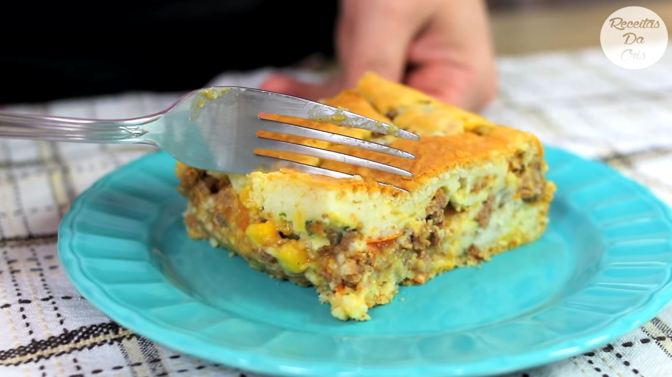 torta de carne moída