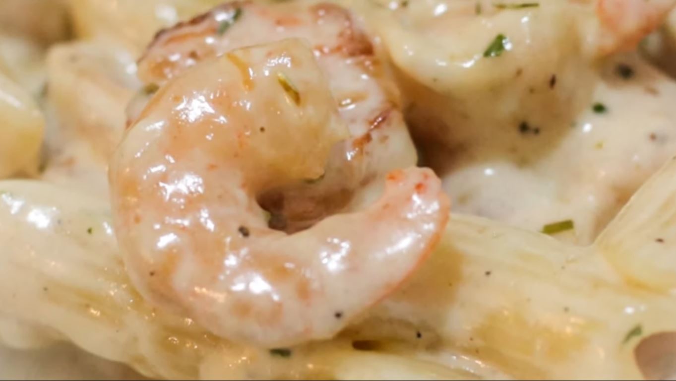 Macarrão com Camarão