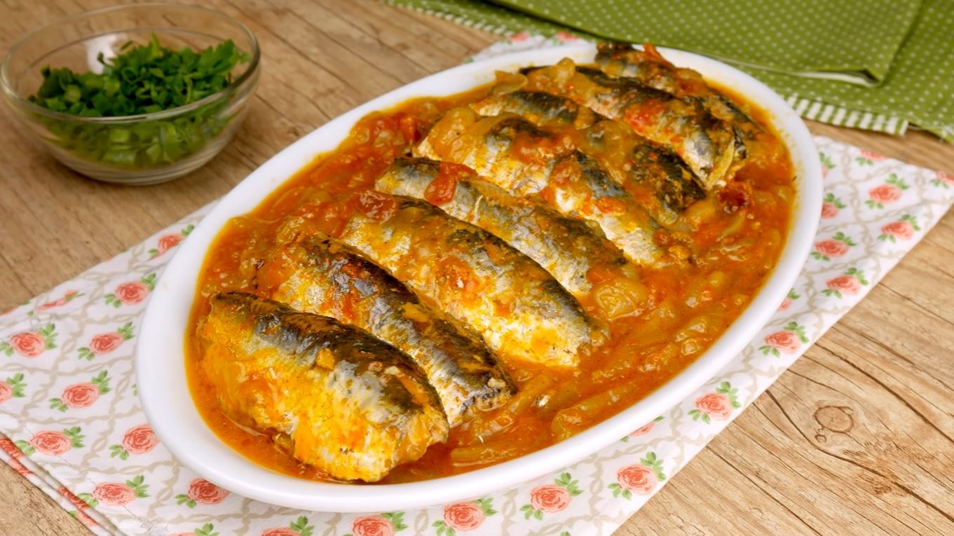 Sardinha à Escabeche na Panela de Pressão