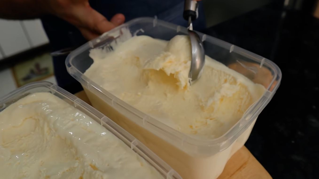 sorvete caseiro 4 leites