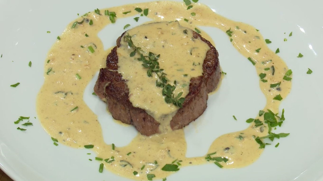 Medalhão de Filé Mignon ao Molho Mostarda