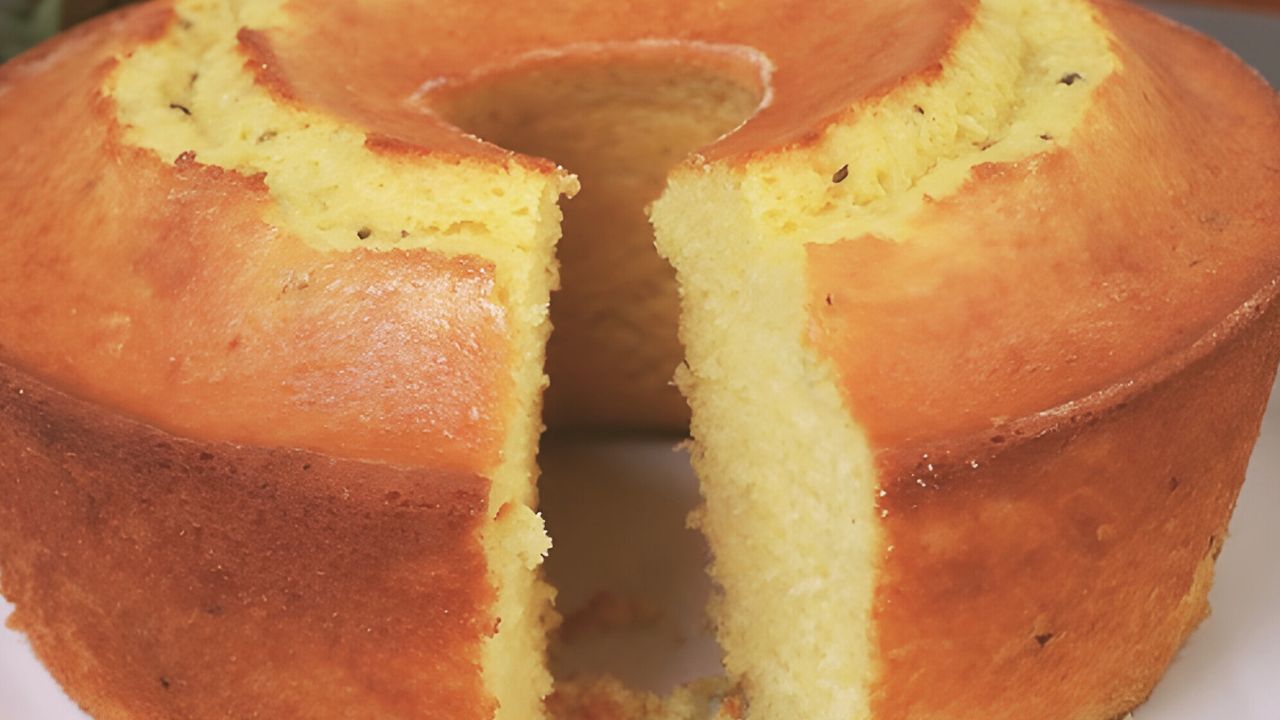 bolo de fubá fofinho