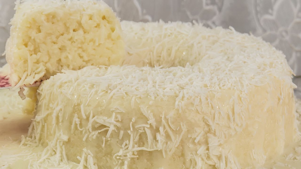 bolo de tapioca granulada