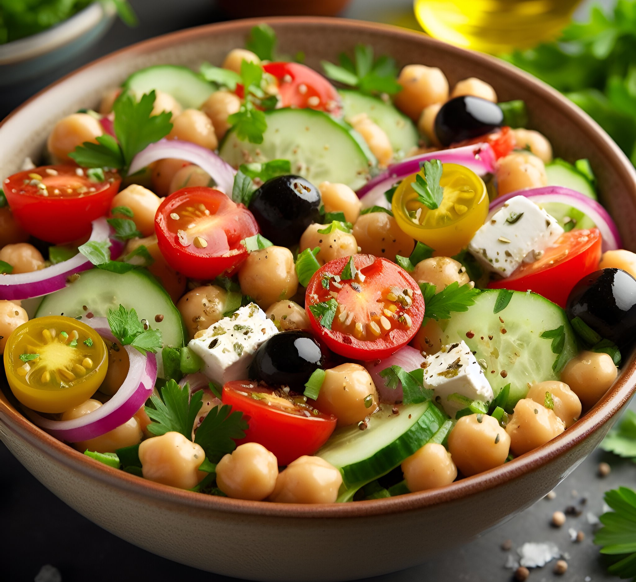 Salada de Grão-de-Bico