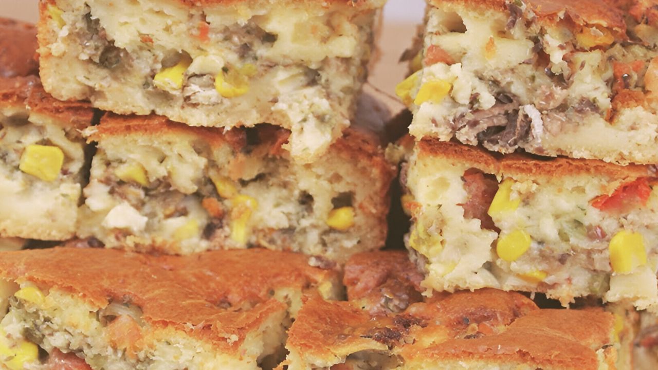 torta de sardinha de liquidificador