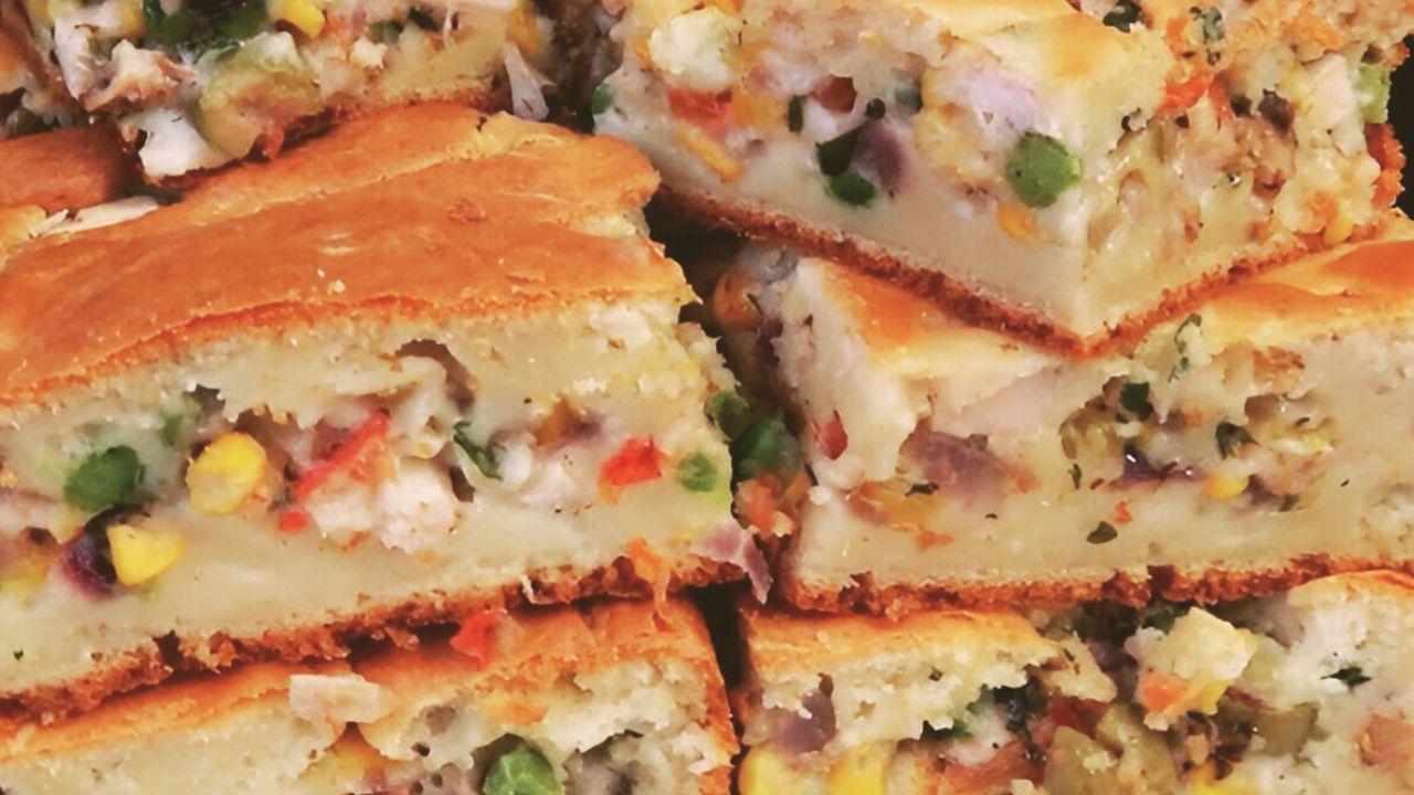 torta de sardinha de liquidificador