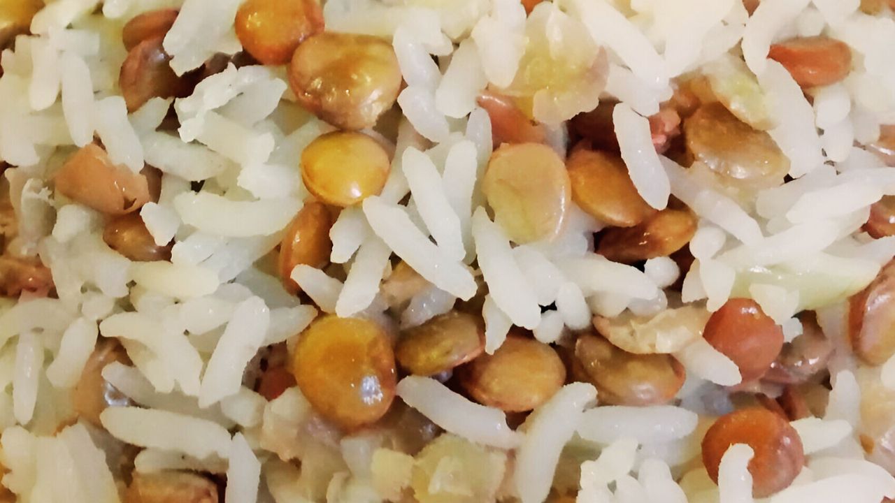 Arroz com Lentilha