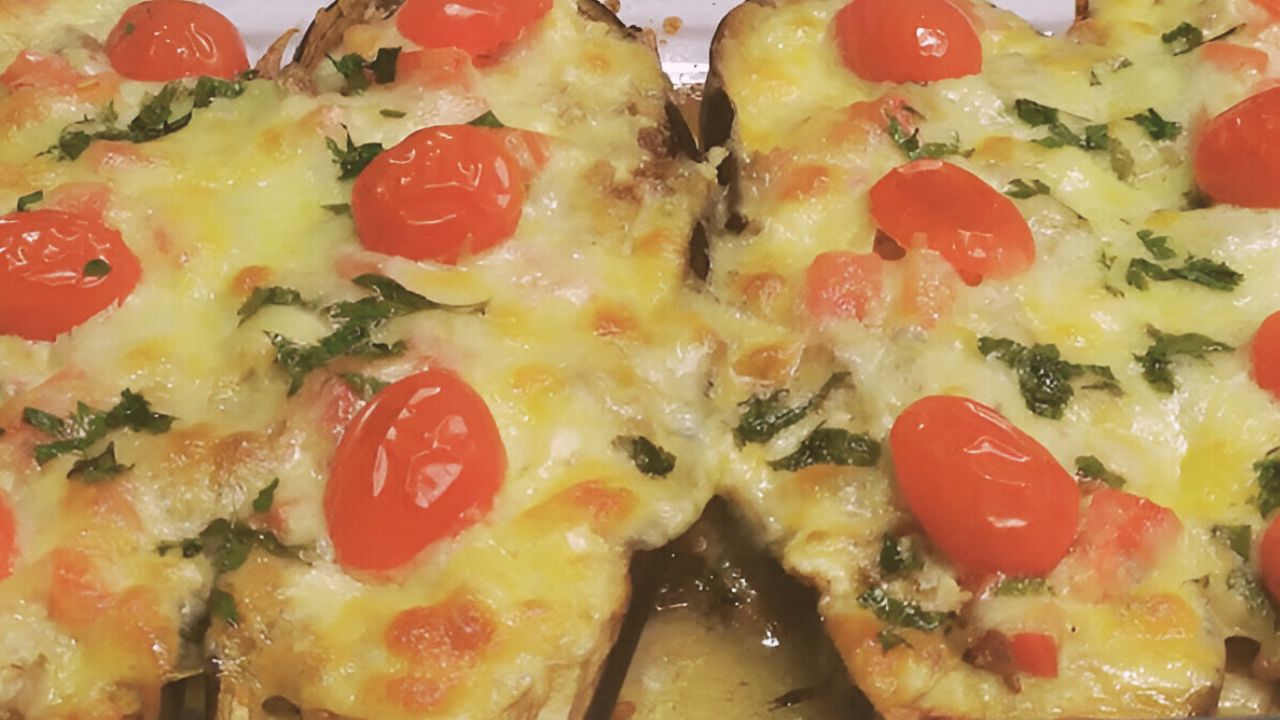 Berinjela Recheada à Italiana