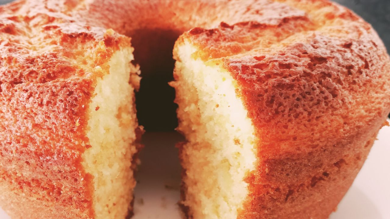 bolo de trigo fofinho