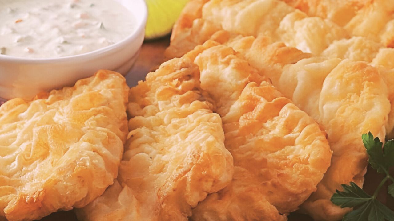 Filé de Peixe Empanado na Airfryer