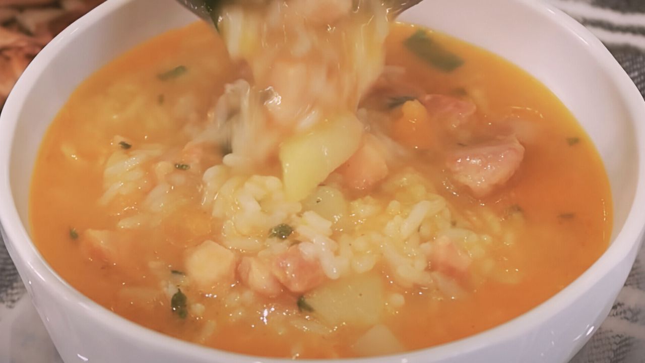 sopa de frango