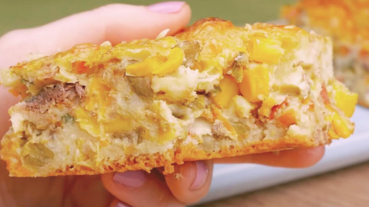 torta de sardinha simples