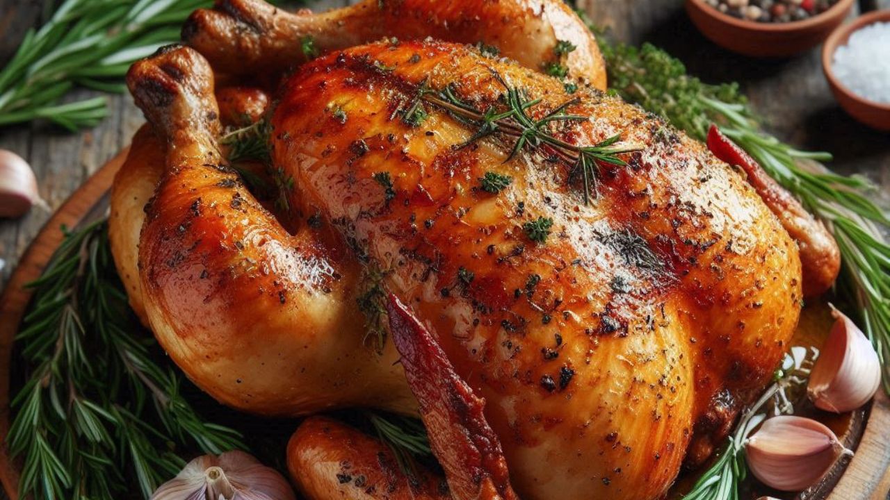 Frango Assado no Forno