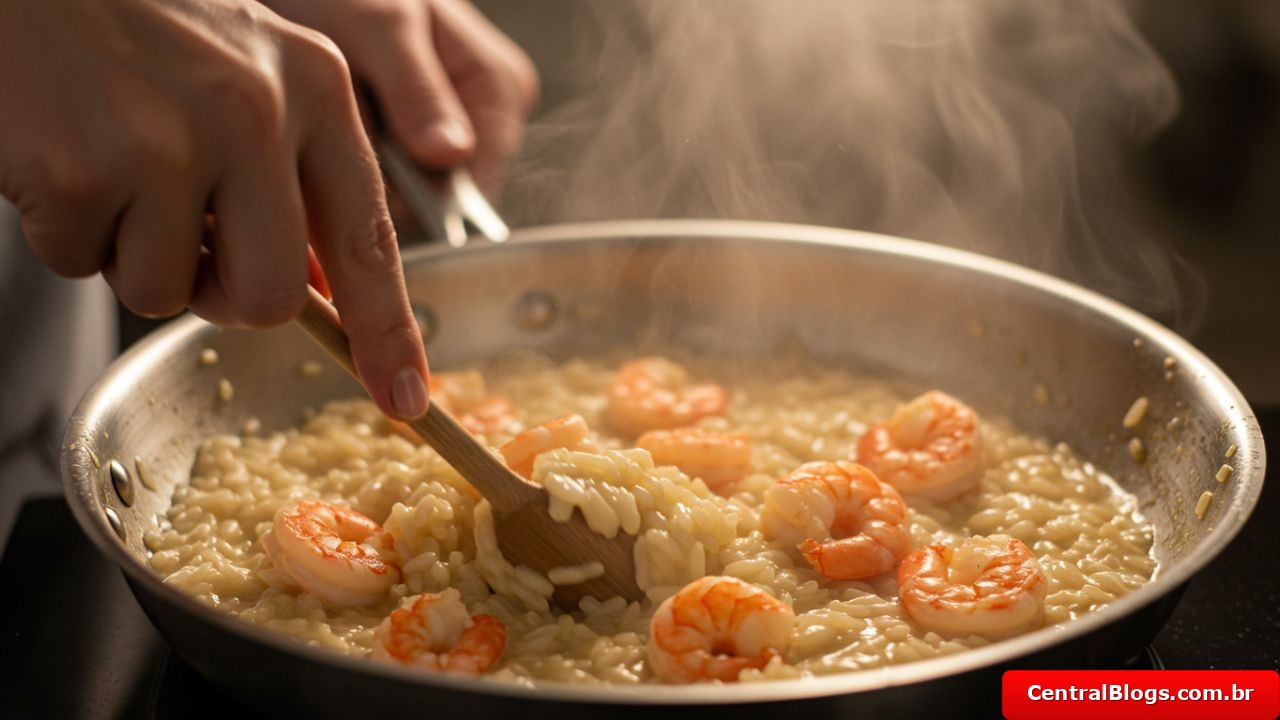 Risoto de Camarão Cremoso