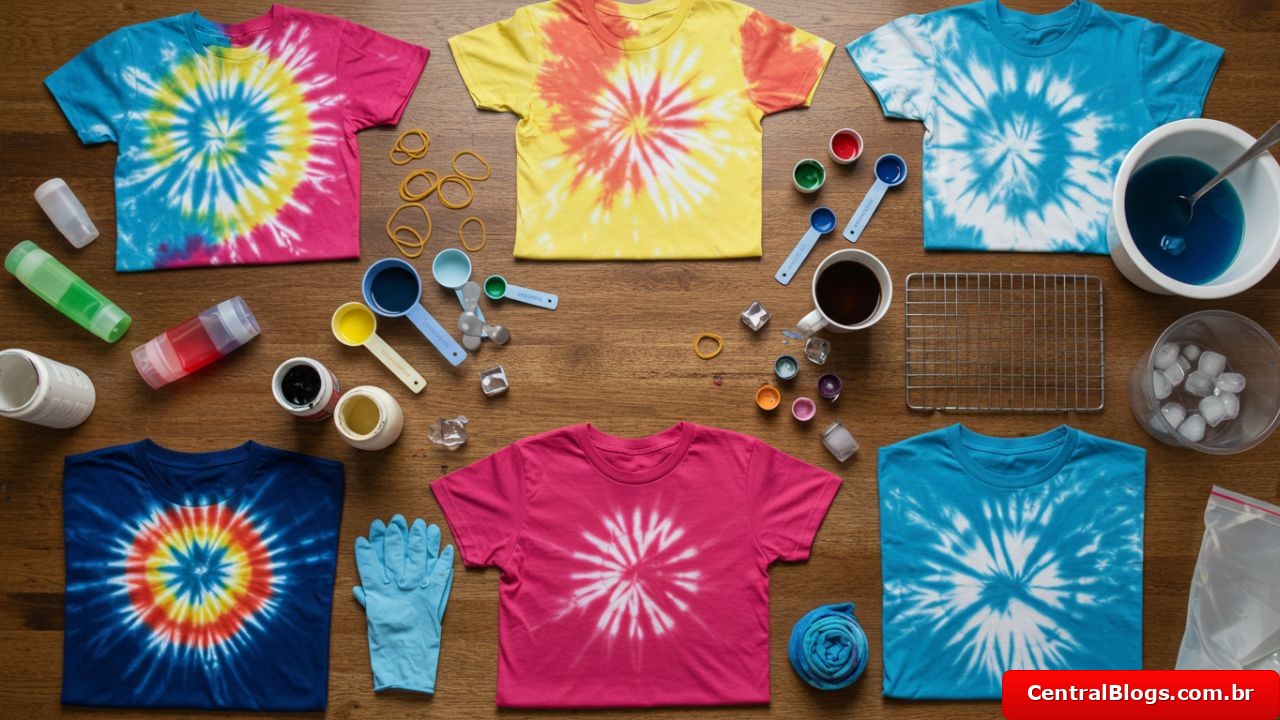 Técnicas de Tie Dye para Fazer em Casa