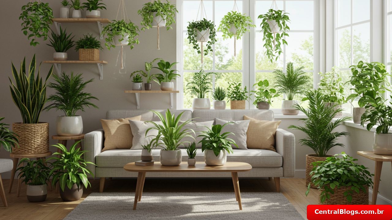10 Plantas que Purificam o Ar da sua Casa