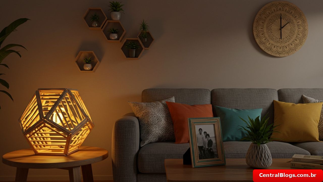 Decoração com Palitos de Sorvete