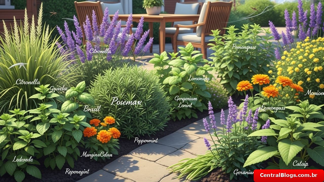 Plantas que Espantam Mosquitos Naturalmente