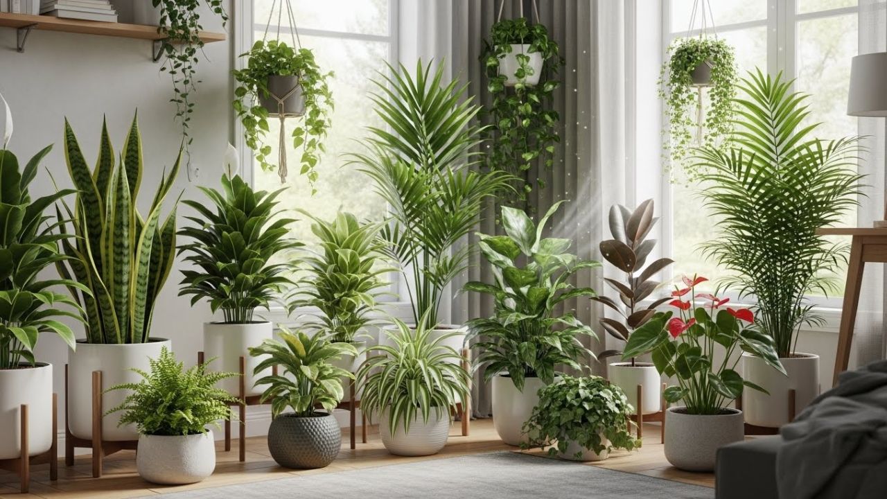 10 Plantas que Purificam o Ar da sua Casa