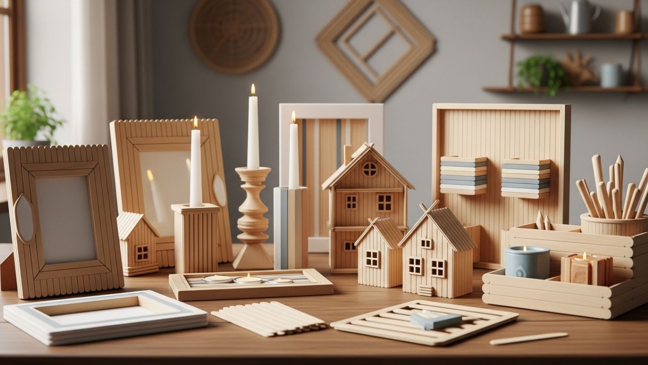 Decoração com Palitos de Sorvete