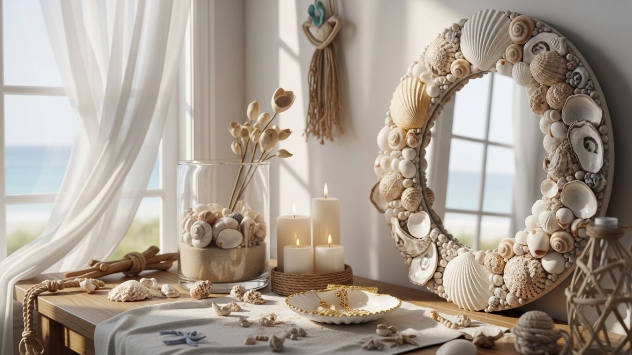 Arte com Conchas do Mar: Transforme em Decoração