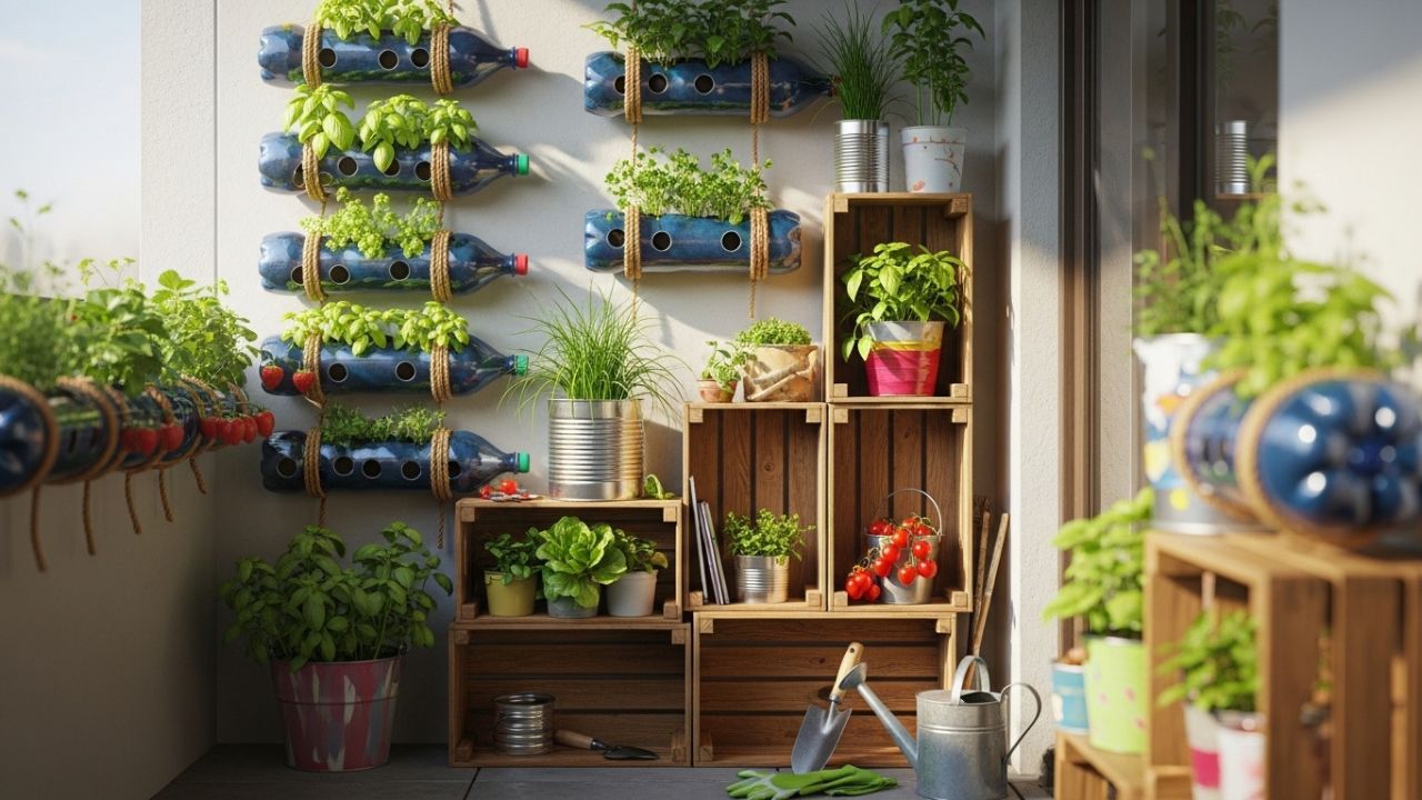 Passo a Passo: Horta Vertical com Materiais Reciclados