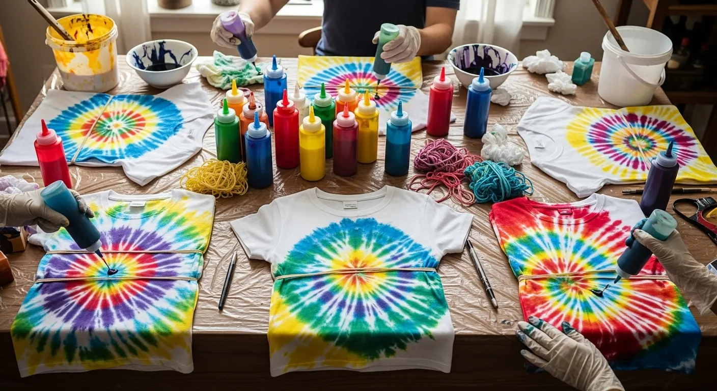 5 Técnicas de Tie Dye para Fazer em Casa (Guia Completo e Criativo)