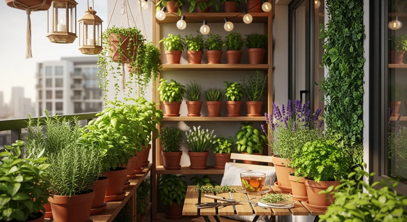 Transforme sua Varanda em um Jardim Aromático