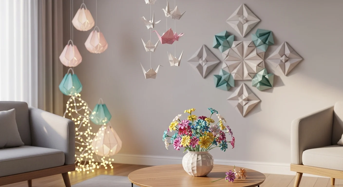 Decore a Casa com Origamis Estilosos